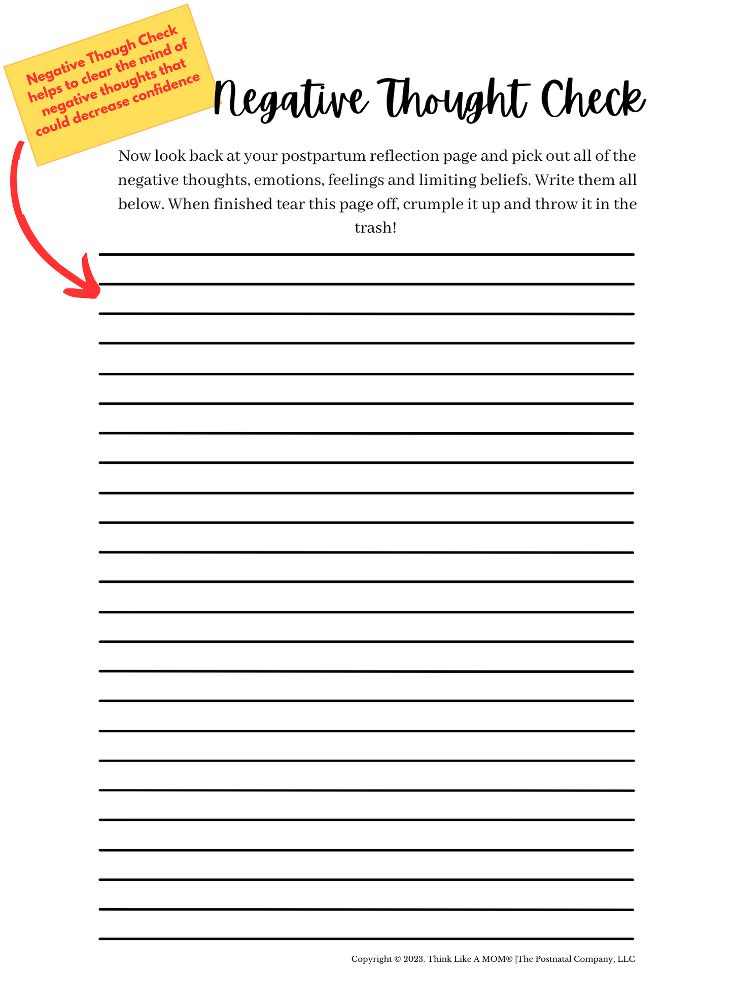 Postpartum Journal