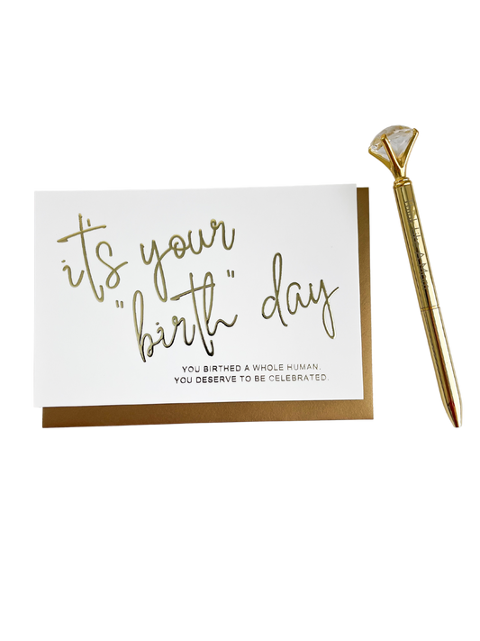 It's Your "Birth" Day Postcard