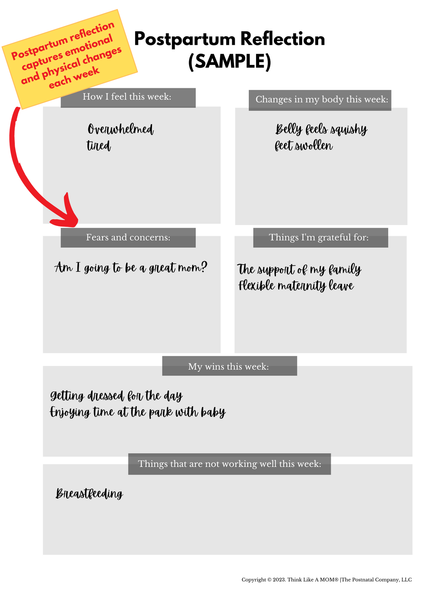 Postpartum Planner
