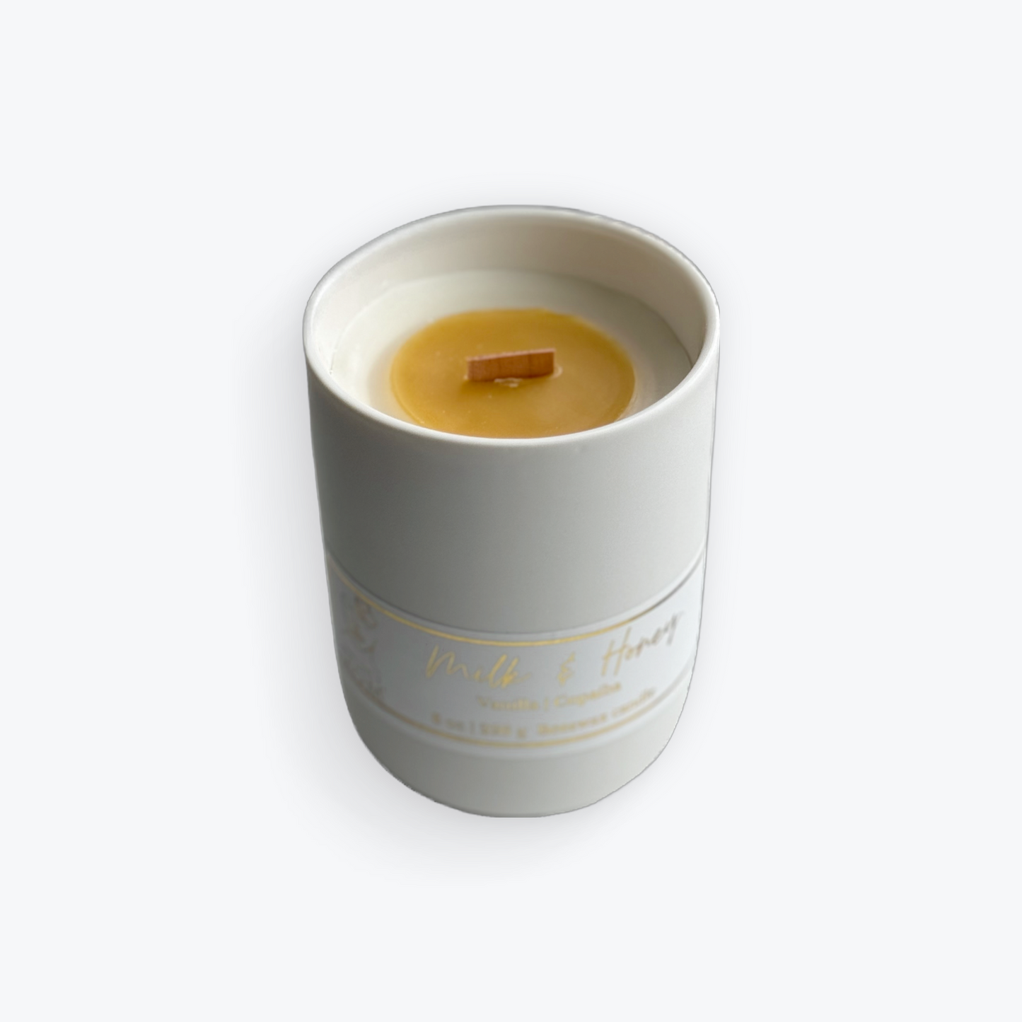 Milk & Honey Ceramic Vessel Candle
