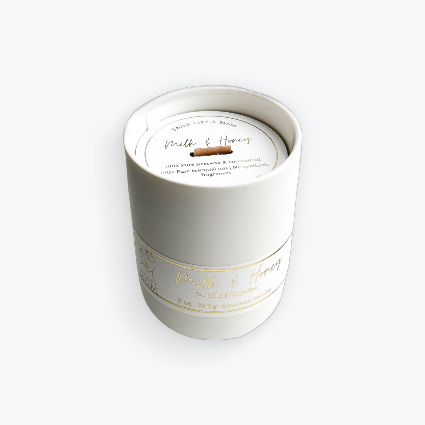 Milk & Honey Ceramic Vessel Candle