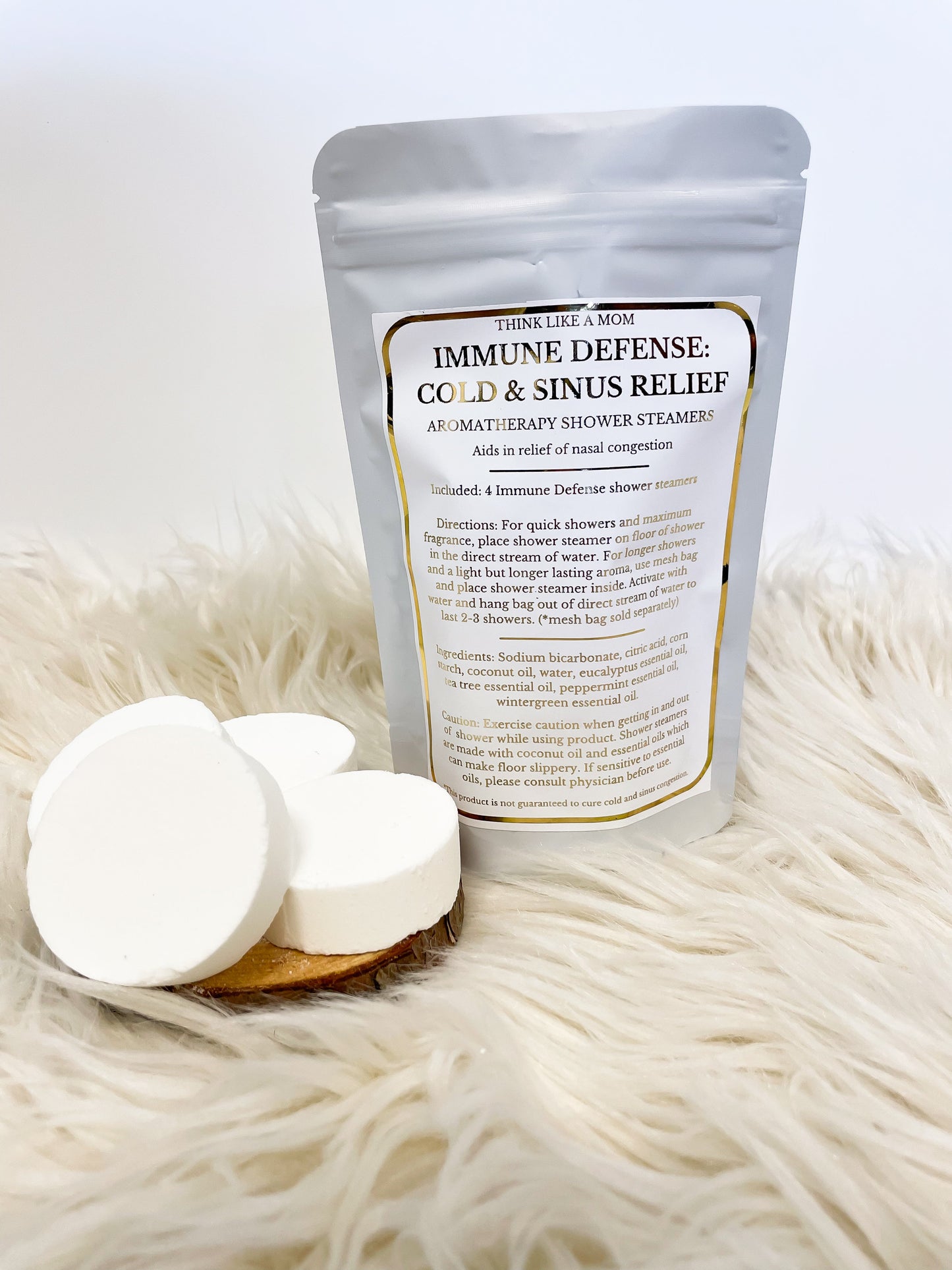 Immune Defense: Cold & Sinus Relief Shower Steamers