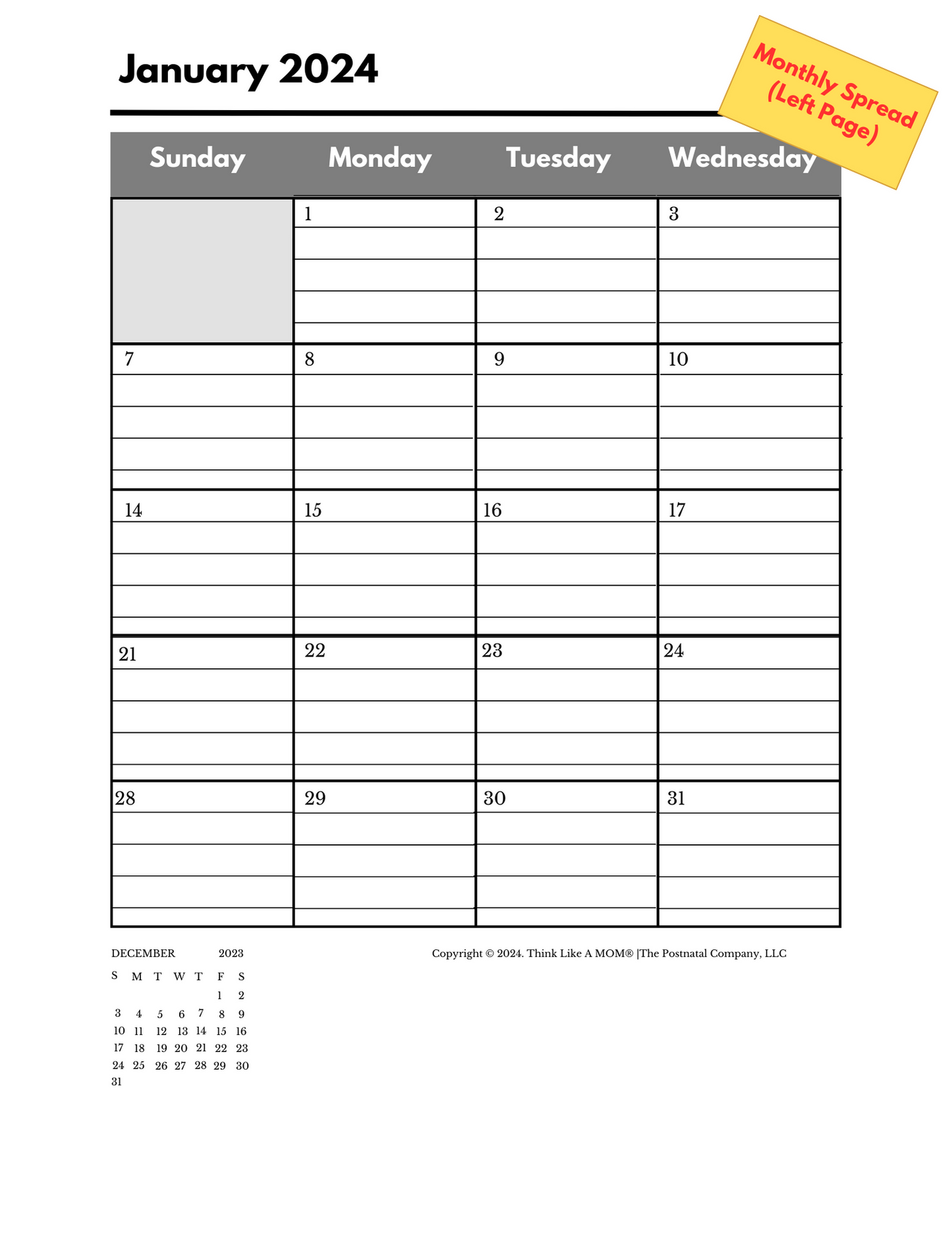 Motherload Planner