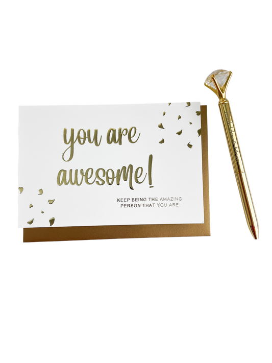 You Are Awesome Postcard
